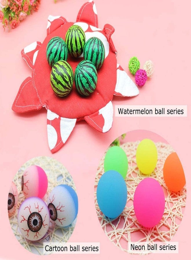 D Moto World DMW 36 Pieces Bouncy Balls 30 mm Diameter Bouncy Ball Party Bags Fillers for Kids Large Assorted School Prize Festival Gifts (Medium 36 Pieces) - Image 3